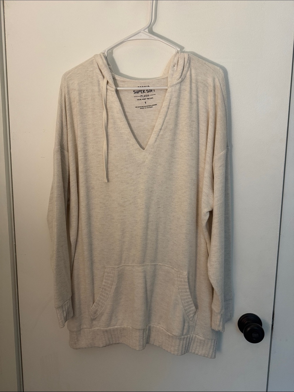 torrid Plush Knit Top - Cream
